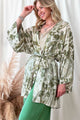 Harper kimono, khaki print