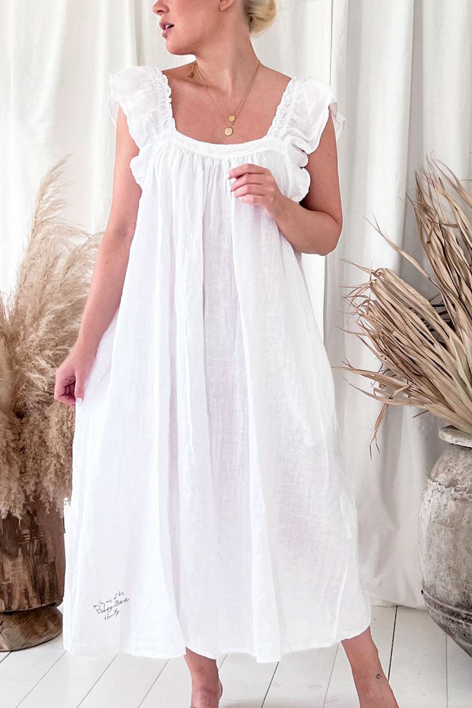 Harriet nightdress, white