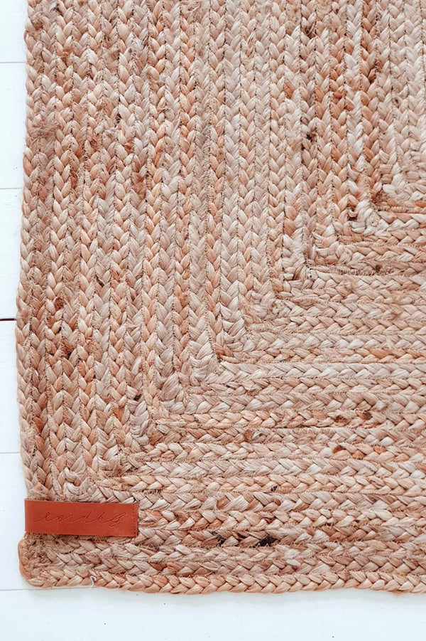 Jute rug 200x300cm, natural