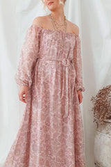 Merilyn viscose dress, roosa