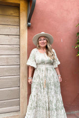 Meryl viscose dress, pastel green