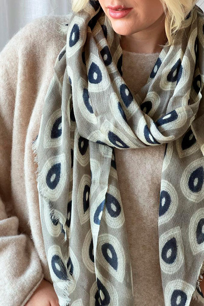 Pacific wool scarf, sand