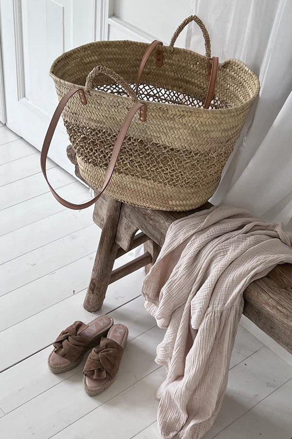 Ses salines basket bag, natural