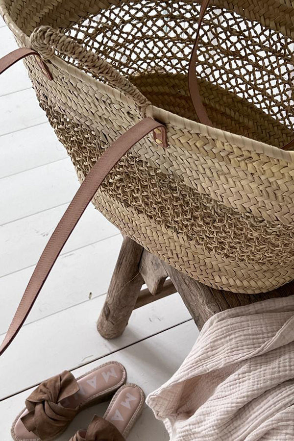 Ses salines basket bag, natural