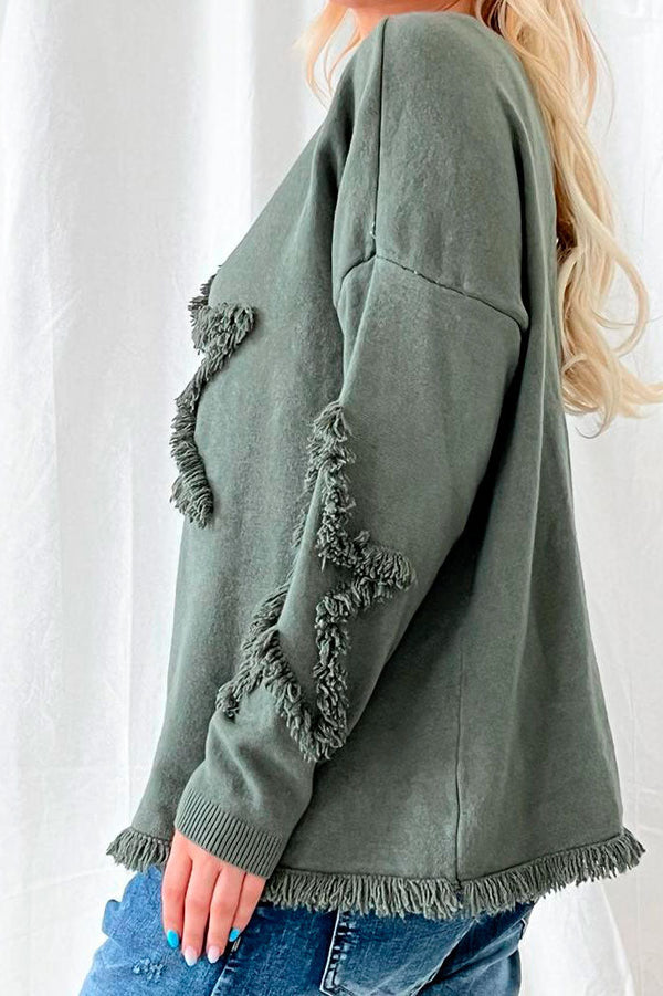 Stars knit, khaki green