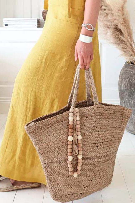 Bullet jute bag, natural