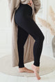 Bamboo leggings long, black