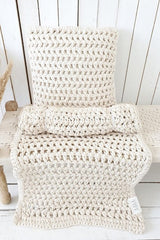 Knot cotton carpet, 60x90cm