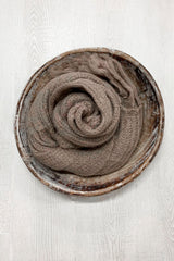Muffy mohair scarf, taupe